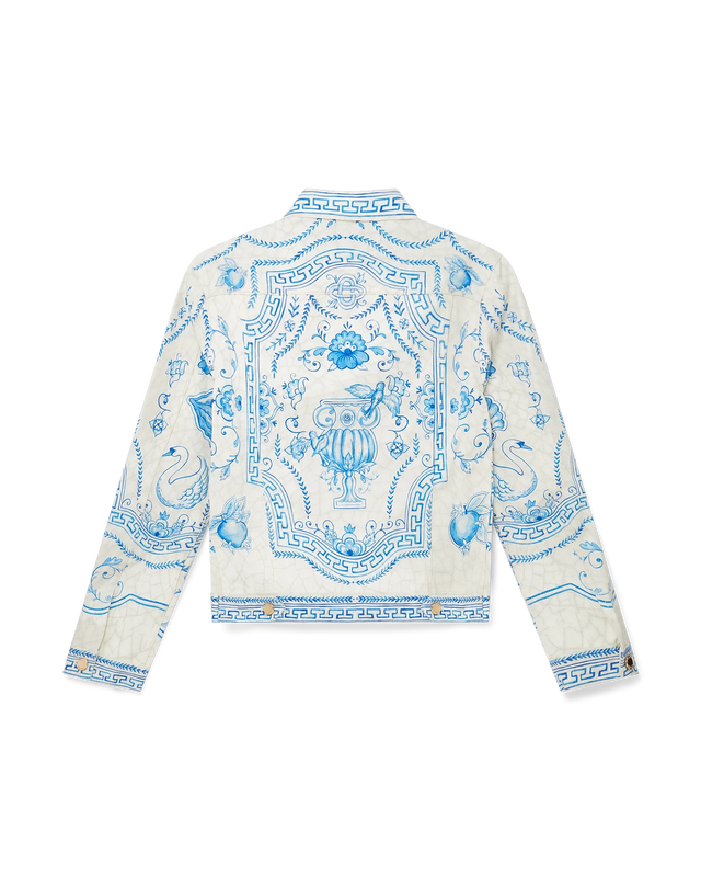 Casablanca Plat A Dessert Blanc Classic Denim Jacket | Casablanca Paris