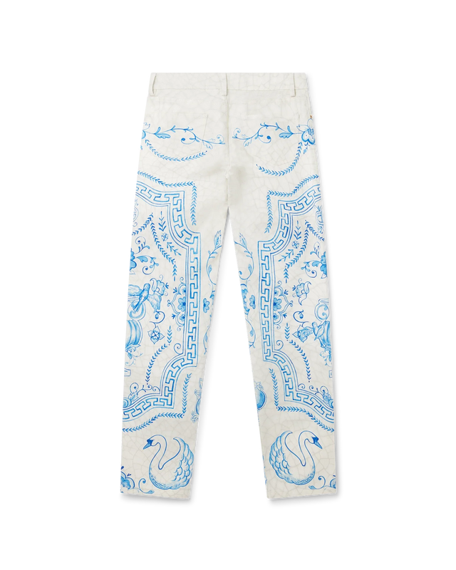 Casablanca Plat A Dessert Blanc Denim Trousers | Casablanca Paris