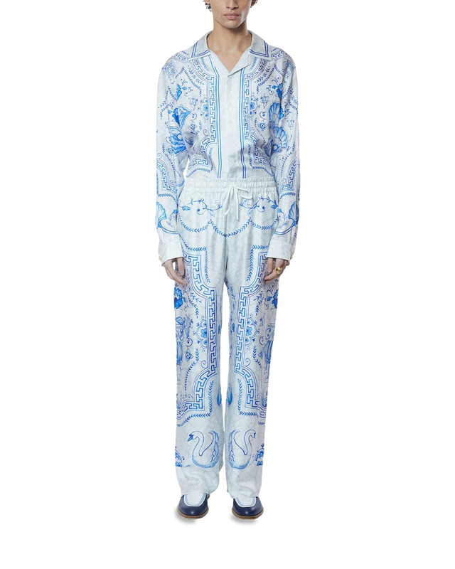 Casablanca Plat A Dessert Silk Trousers | Casablanca Paris