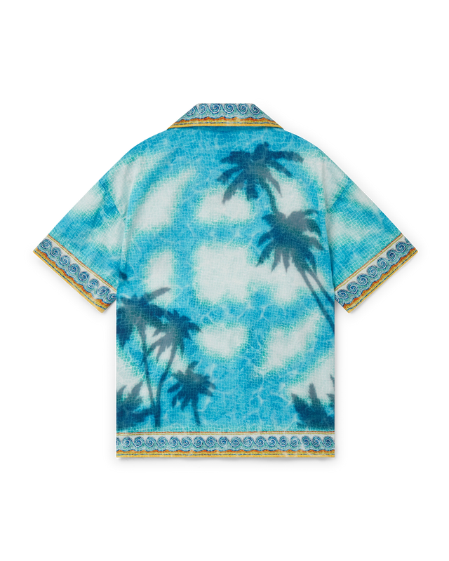 Casablanca Poolside Emblem Short Sleeve Shirt | Casablanca Paris