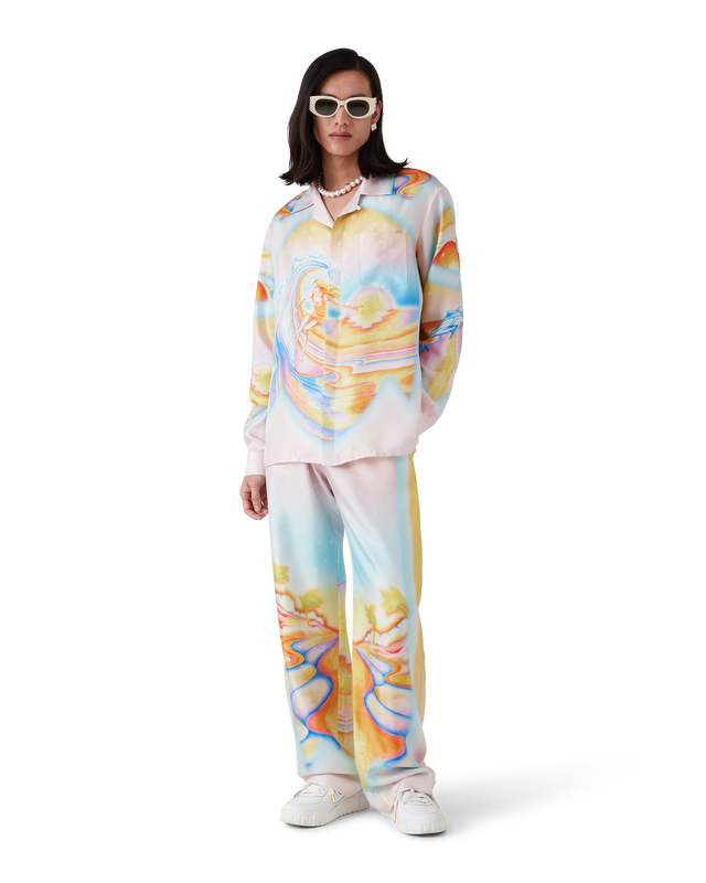 Casablanca Psychedelic Nirvana Silk Trousers– Casablanca