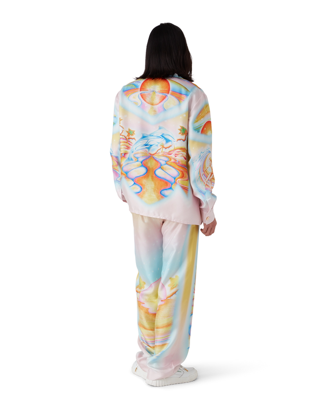 Casablanca Psychedelic Nirvana Silk Trousers– Casablanca