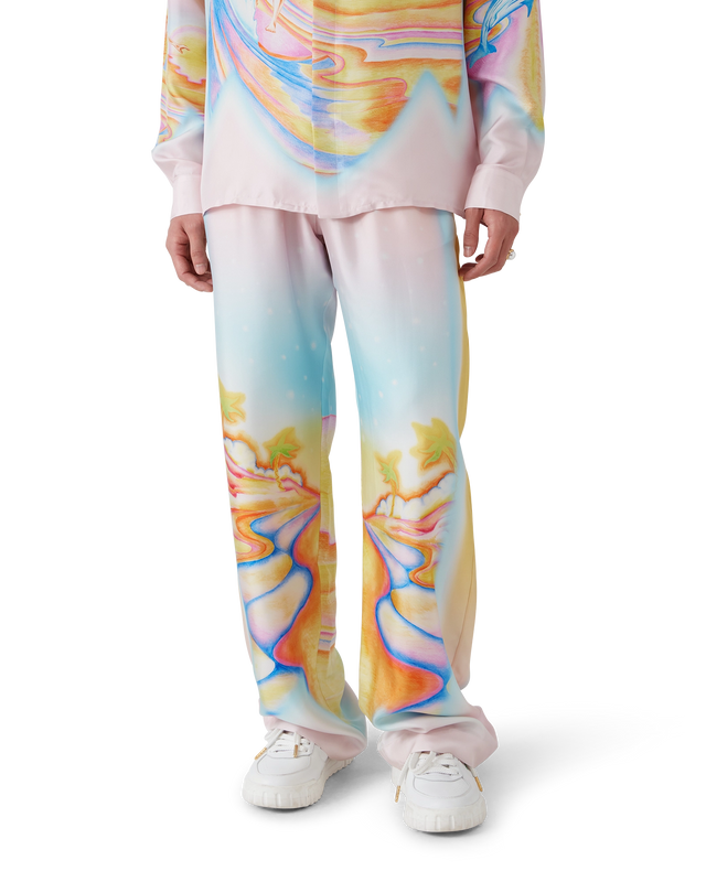 Casablanca Psychedelic Nirvana Silk Trousers– Casablanca