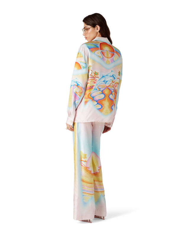 Casablanca Psychedelic Nirvana Silk Trousers | Casablanca Paris