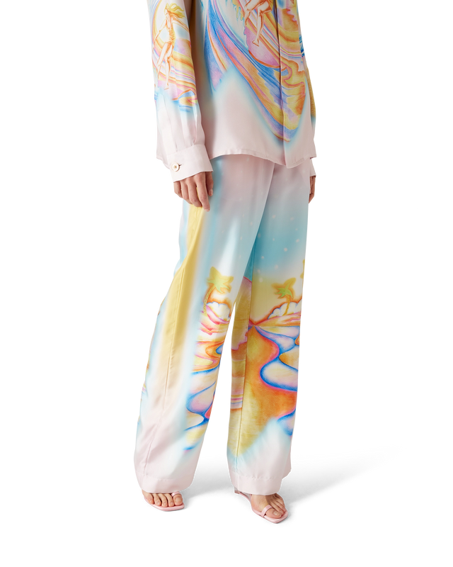 Casablanca Psychedelic Nirvana Silk Trousers | Casablanca Paris