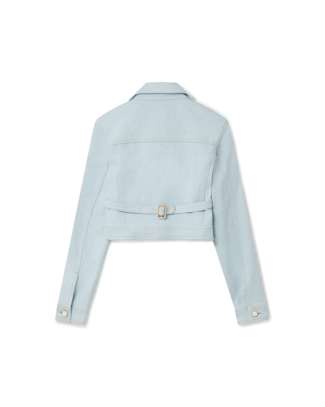 Casablanca Rainbow Cropped Denim Jacket | Casablanca Paris