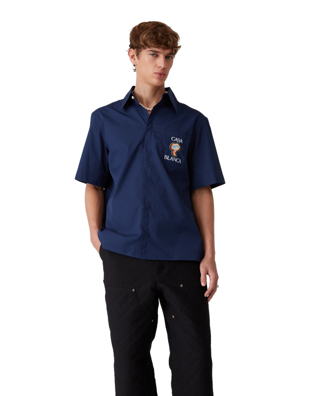 Casablanca Rainbow Mushroom Short Sleeve Shirt | Casablanca Paris