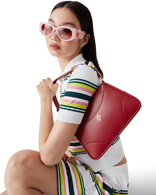 Casablanca Red Jeanne Pochette Shoulder Bag– Casablanca