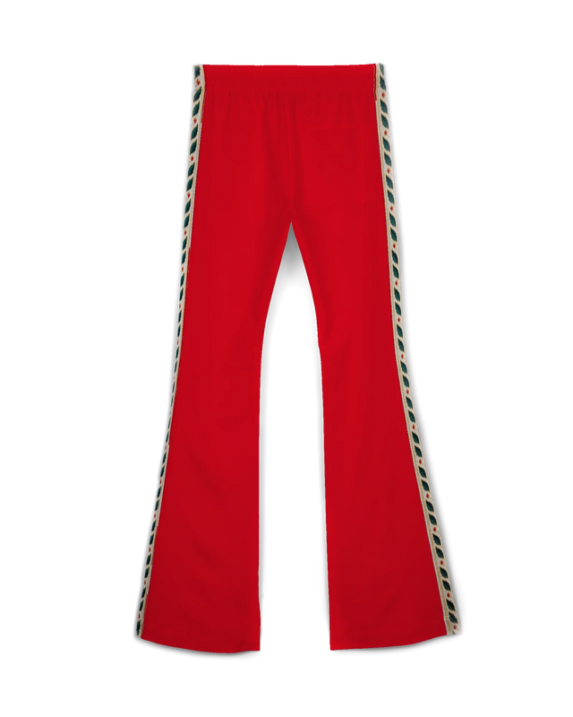 Casablanca Red Laurel Taped Tracksuit Bottoms– Casablanca