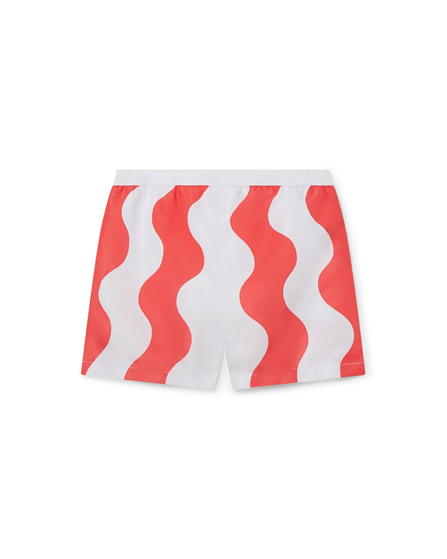 Casablanca Red Memphis Wave Swim Trunks | Casablanca Paris