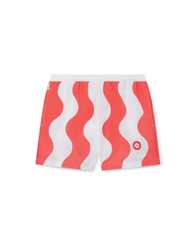 casablanca Red Memphis Wave Swim Trunks | Casablanca Paris