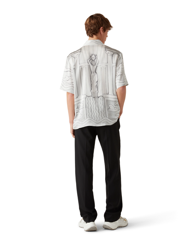 Casablanca Sacred Stone Short Sleeve Silk Shirt | Casablanca Paris