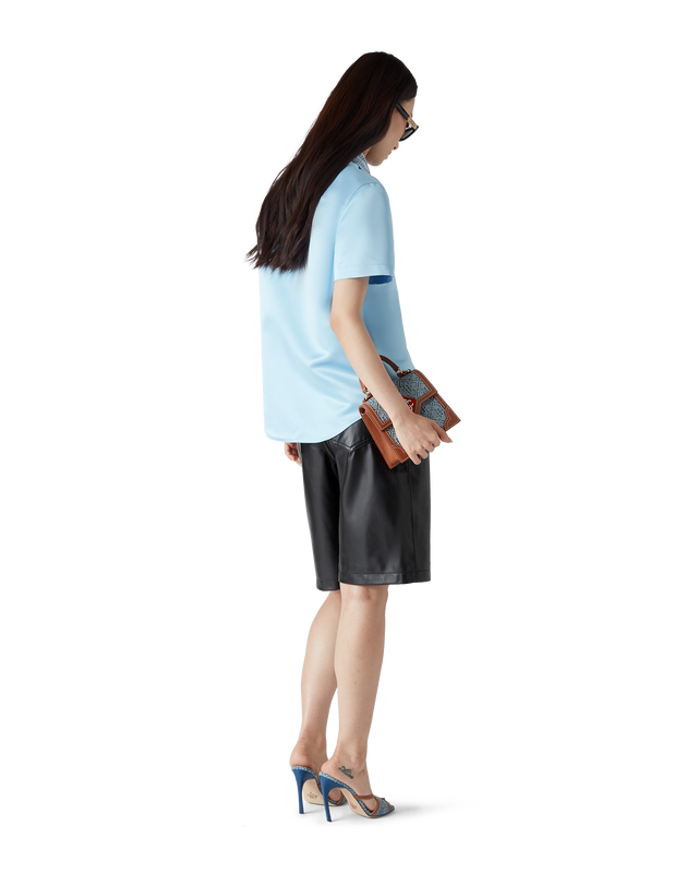 Casablanca Satin Short Sleeve Shirt | Casablanca Paris