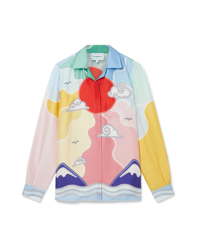 casablanca Soleil Levant Silk Shirt | Casablanca Paris
