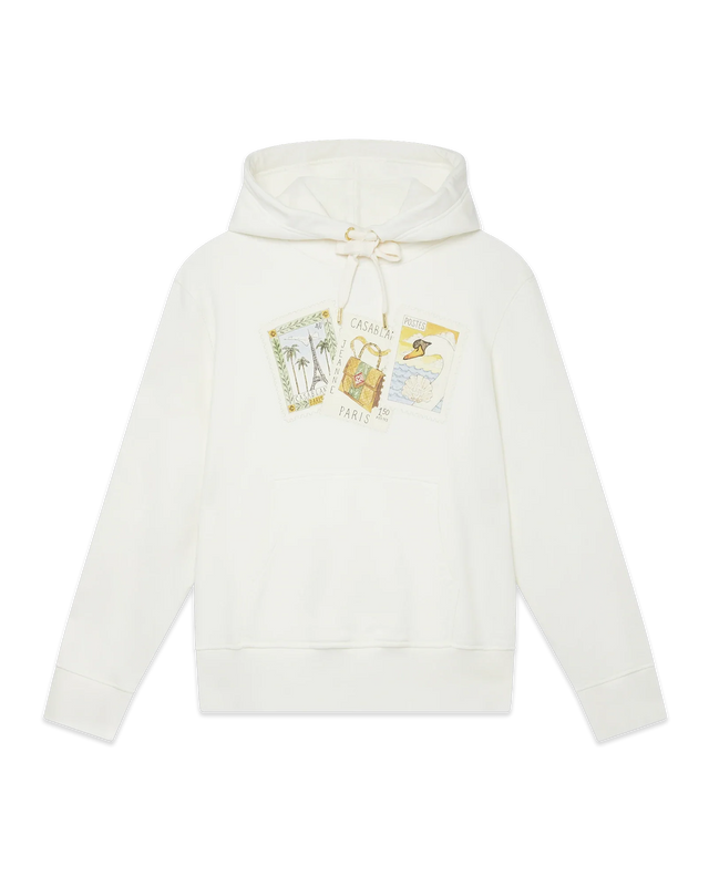 casablanca Souvenirs De Vacances Printed Hooded Sweatshirt | Casablanca Paris