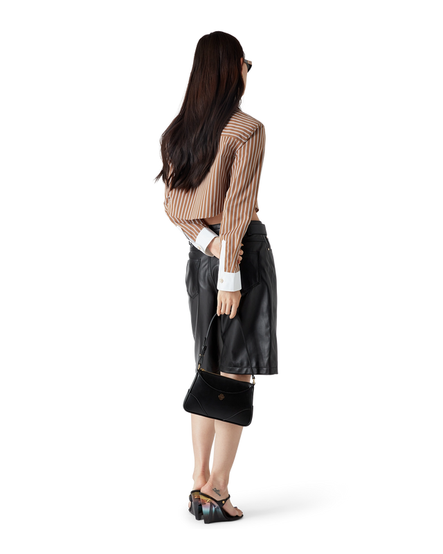 Casablanca Stripe Cropped Long Sleeve Shirt | Casablanca Paris