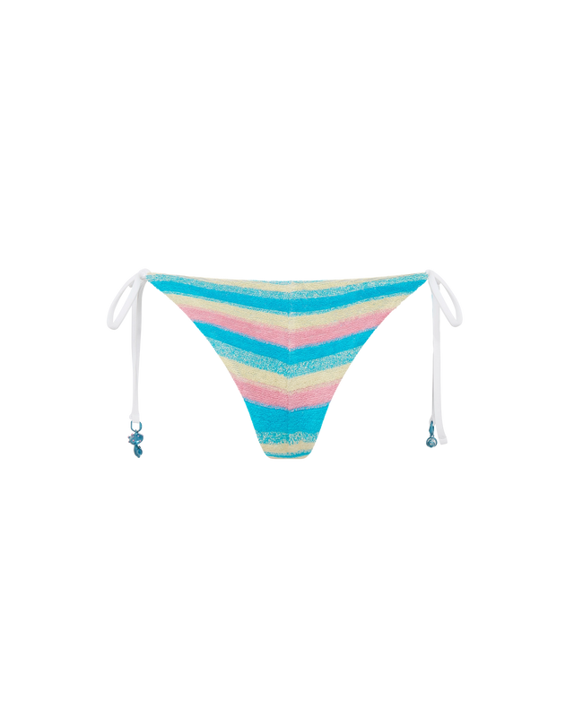 Casablanca Stripe Towelling Bikini Bottom | Casablanca Paris