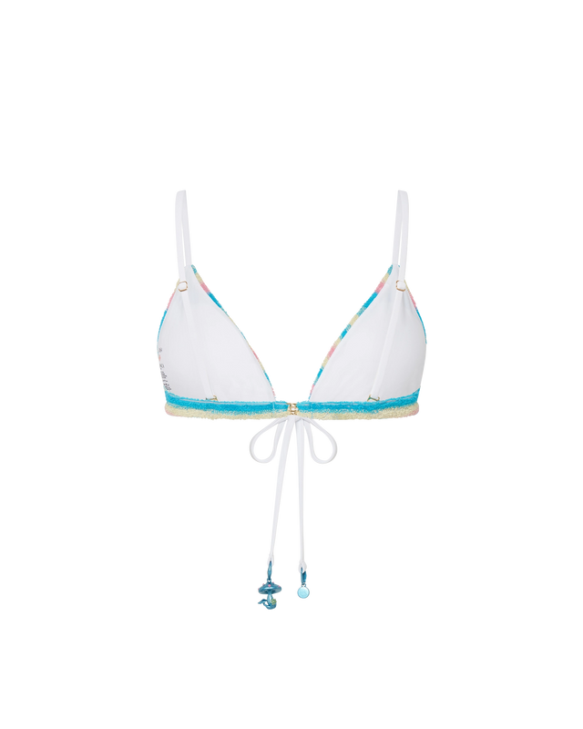 Casablanca Stripe Towelling Bikini Top | Casablanca Paris