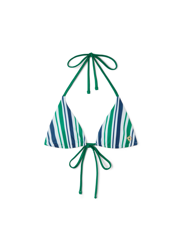 casablanca Striped String Bikini Top | Casablanca Paris