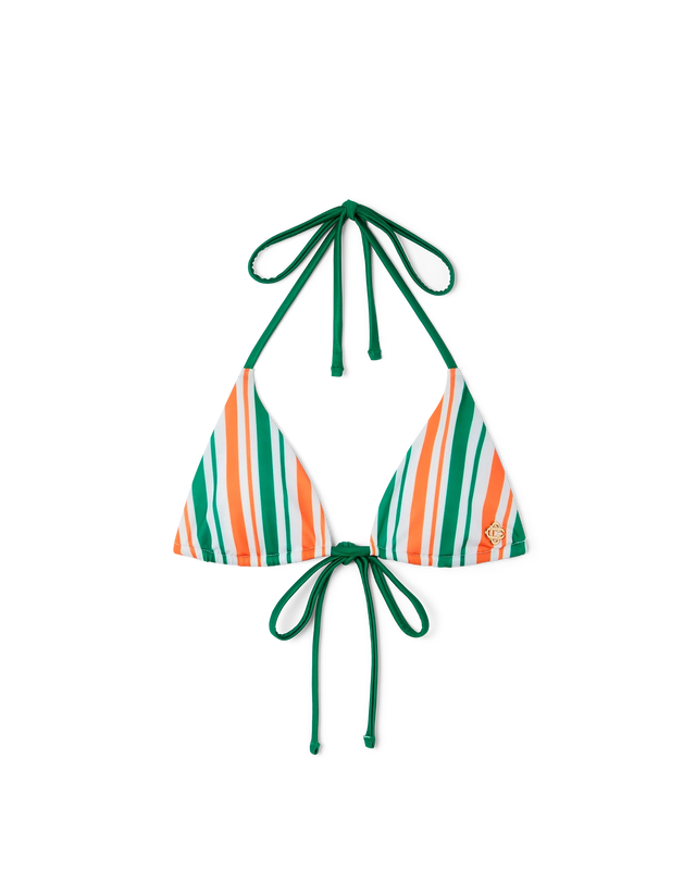 casablanca Striped String Bikini Top | Casablanca Paris
