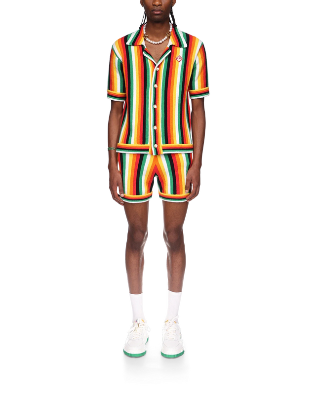 Casablanca Striped Towelling Shirt | Casablanca Paris