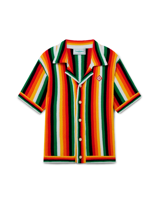 casablanca Striped Towelling Shirt | Casablanca Paris