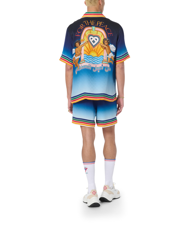 Casablanca Studio De Musique Silk Shorts | Casablanca Paris