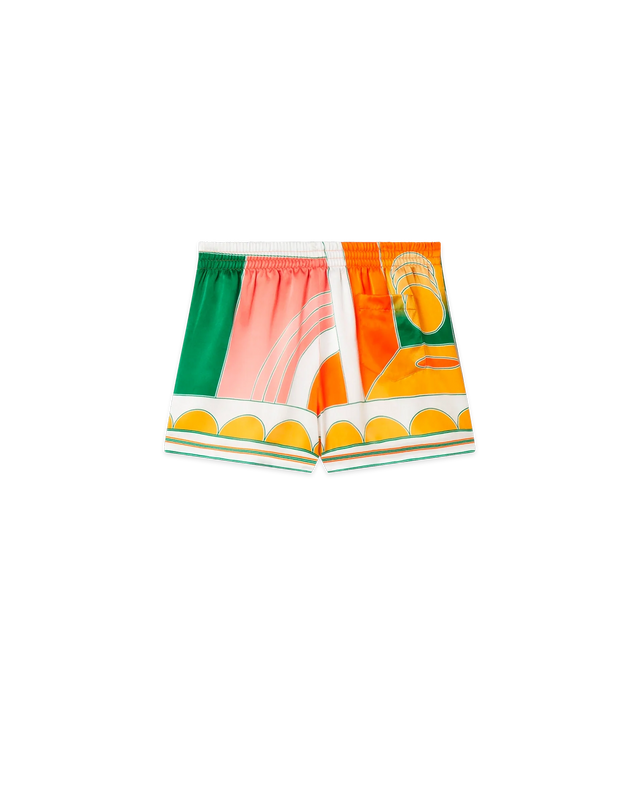 Casablanca Summer Court Silk Shorts | Casablanca Paris