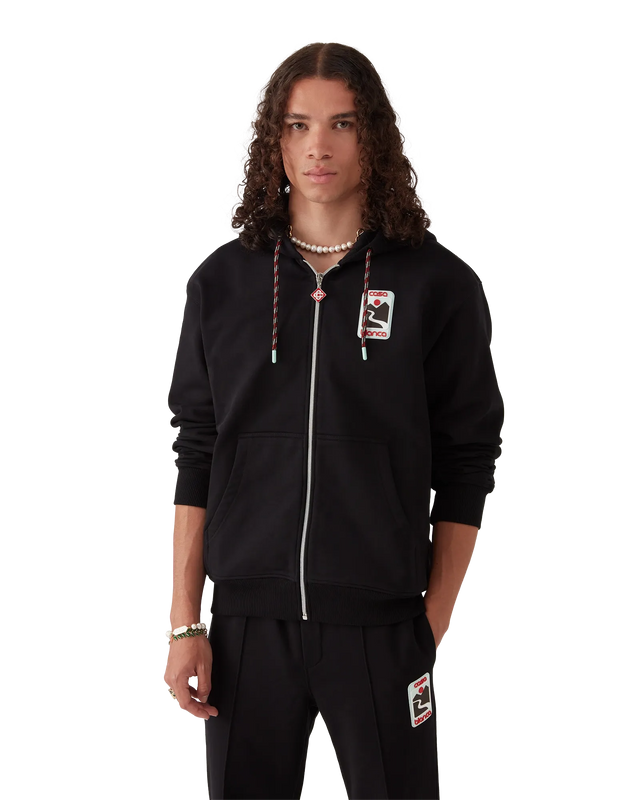 Casablanca Sunset Valley Zip Hooded Sweatshirt | Casablanca Paris