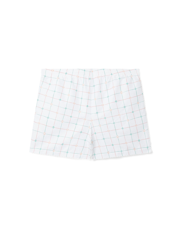 Casablanca Tennis Check Swim Trunks | Casablanca Paris