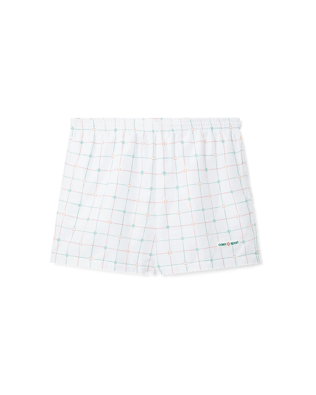 casablanca Tennis Check Swim Trunks | Casablanca Paris