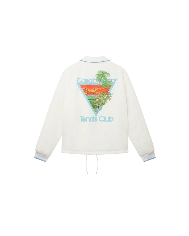 Casablanca Tennis Club Icon Blue Coach Jacket | Casablanca Paris