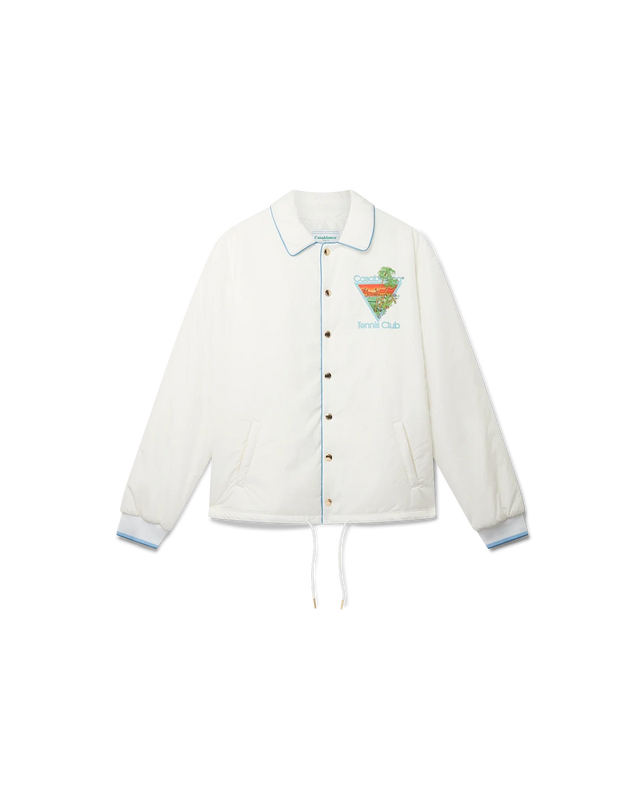 casablanca Tennis Club Icon Blue Coach Jacket | Casablanca Paris