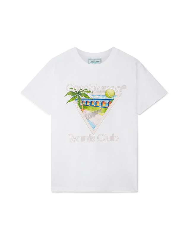 casablanca Tennis Club Icon Screen T-Shirt | Casablanca Paris