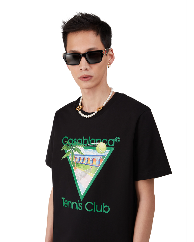 Casablanca Tennis Club Icon Short-Sleeve T-Shirt– Casablanca