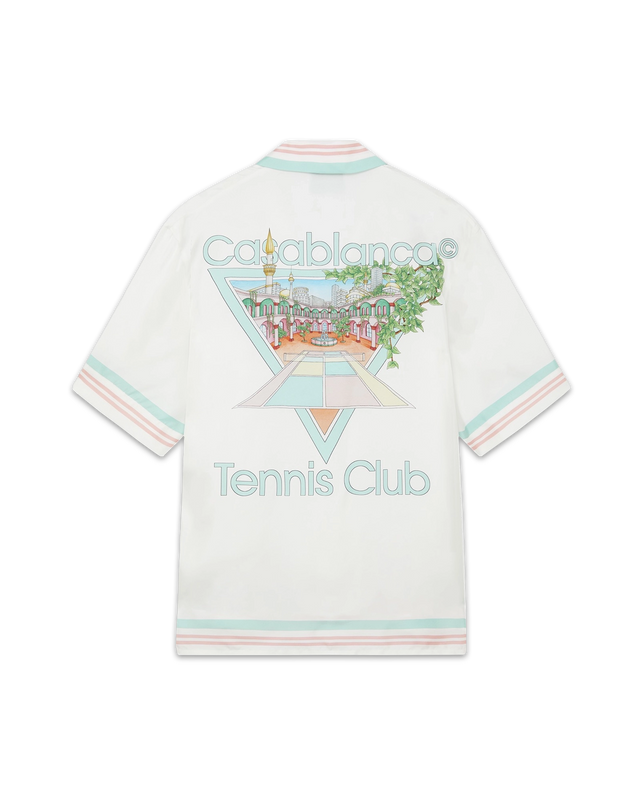 casablanca Tennis Club Icon Silk Shirt | Casablanca Paris