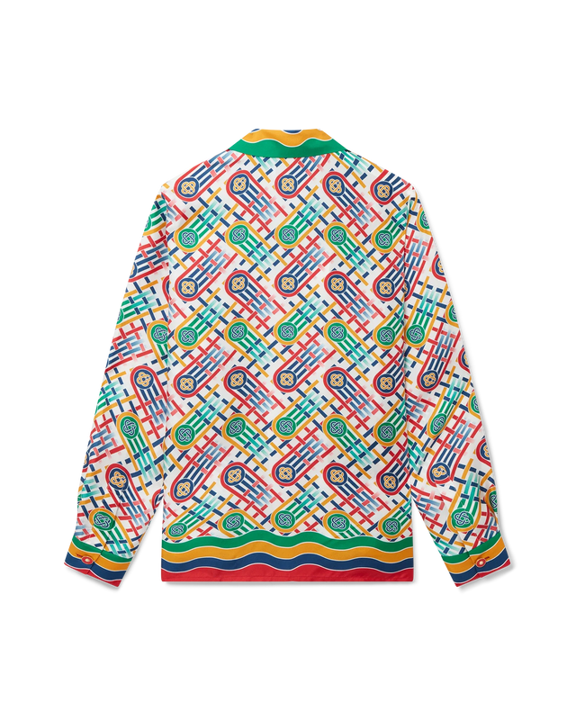 Casablanca Tennis Monogram Silk Shirt | Casablanca Paris