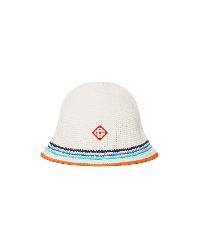 casablanca Tennis Stripe Crochet Hat | Casablanca Paris