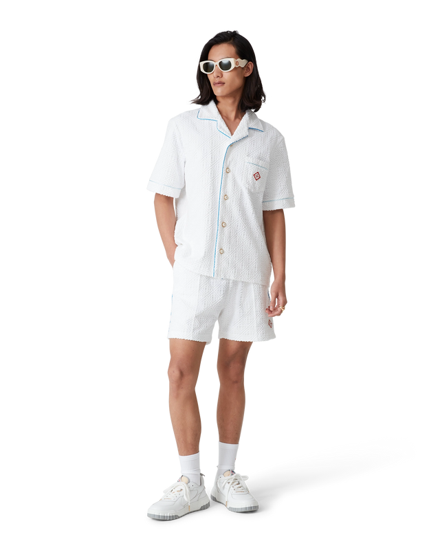 Casablanca Tennis Stripe Towelling Shirt | Casablanca Paris
