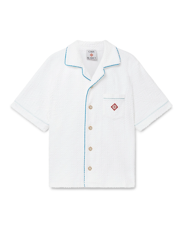 casablanca Tennis Stripe Towelling Shirt | Casablanca Paris
