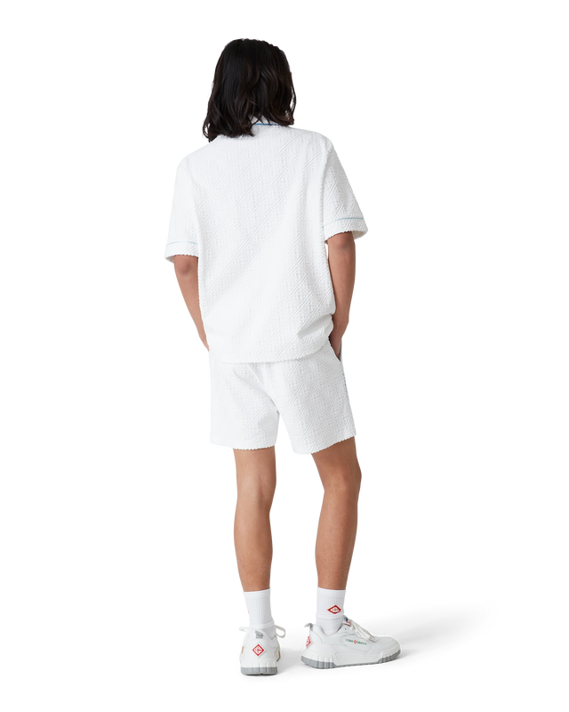 Casablanca Tennis Stripe Towelling Shorts | Casablanca Paris