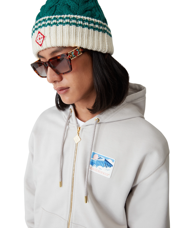 Casablanca Tortoiseshell The Square Metope Sunglasses | Casablanca Paris