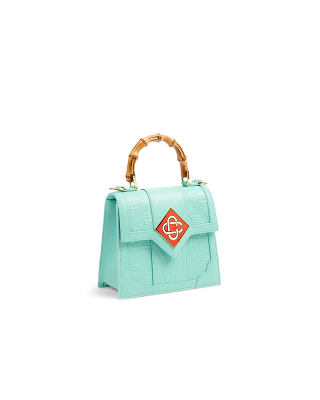 Casablanca Turquoise Mini Jeanne Bag | Casablanca Paris
