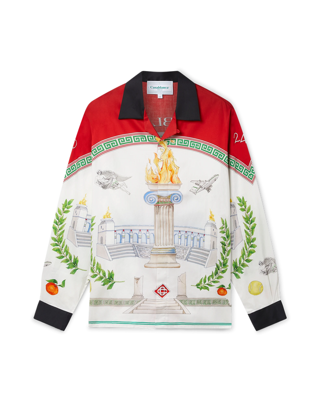 Casablanca Unique Games Cotton Shirt | Casablanca Paris