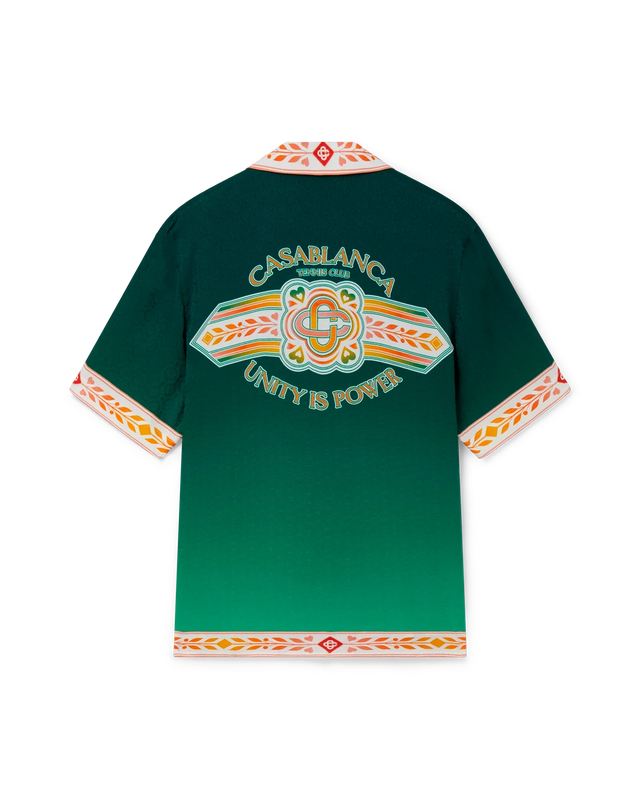 casablanca Unity Is Power Silk Shirt | Casablanca Paris