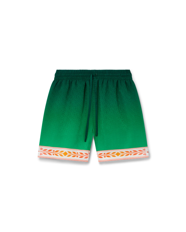 casablanca Unity Is Power Silk Shorts | Casablanca Paris