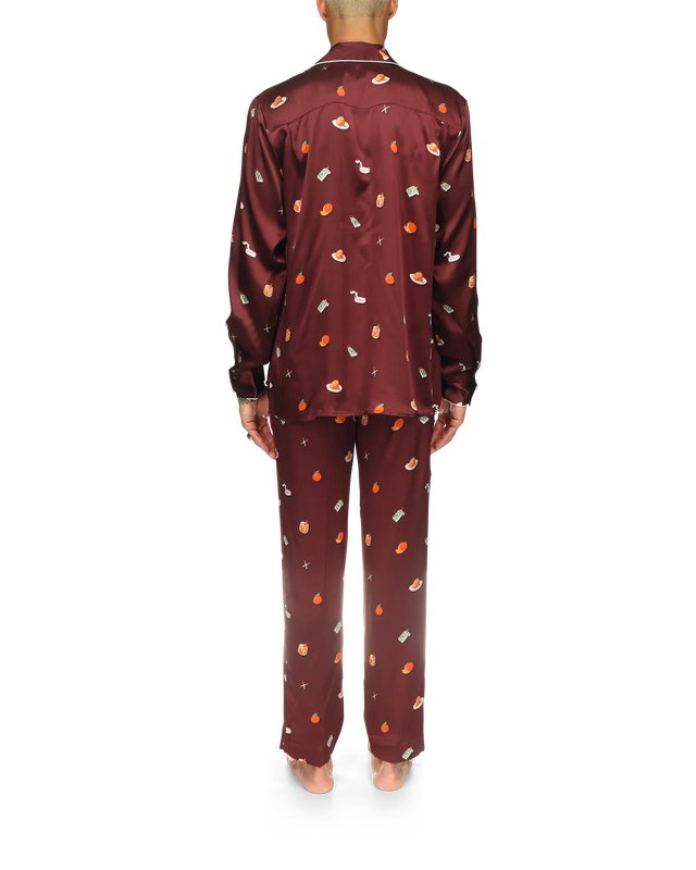 Casablanca Vices Silk Satin Pyjama Trousers | Casablanca Paris