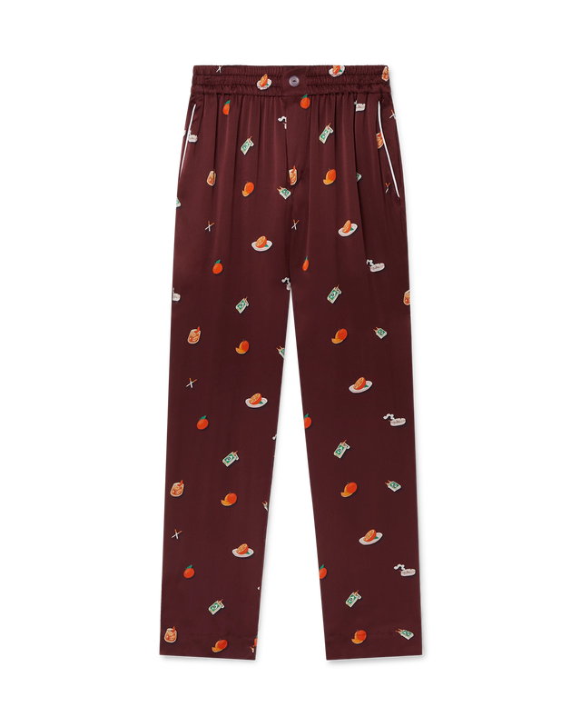 casablanca Vices Silk Satin Pyjama Trousers | Casablanca Paris