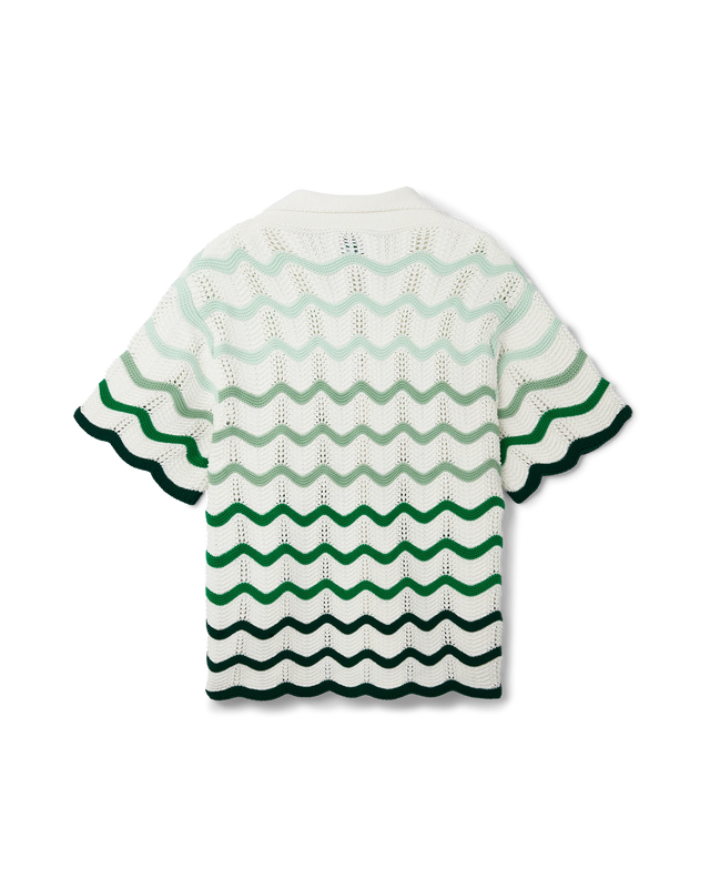 Casablanca Wavy Gradient Crochet Shirt | Casablanca Paris