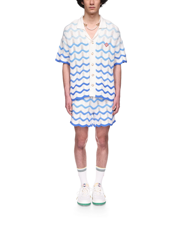 Casablanca Wavy Gradient Crochet Shirt | Casablanca Paris